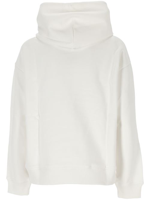 Boxy sweatshirt with hood and badge Tommy Hilfiger | DW0DW17326YBR